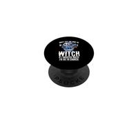 Don't Tell Me How To Be A Witch Halloween Witchy Moon PopSockets Adhesive PopGrip