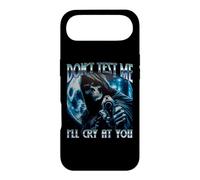 Dont Test Me I'll Cry At You Funny Unhinged Y2K Meme Absurd Case for iPhone Air
