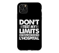 Don't Test My Limits L'Hospital Calc Math Pun Calculus joke Case for iPhone 11 Pro Max