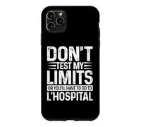 Don't Test My Limits L'Hospital Calc Math Pun Calculus joke Case for iPhone 11 Pro Max