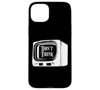 Don't Think Fake TV News Indoctrination Sheep Conspiracy Case for iPhone 15 Plus