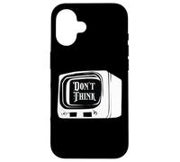 Don't Think Fake TV News Indoctrination Sheep Conspiracy Case for iPhone 16