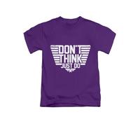 Don't Think just do, Pilot Plane Goose fighterjet Jets Iconic icon Tee T-Shirt Funny Unisex T Shirt Top Purple