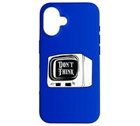 Don't Think Watch TV Indoctrination Mind Control Conspiracy Case for iPhone 16