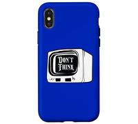 Don't Think Watch TV Indoctrination Mind Control Conspiracy Case for iPhone X/XS