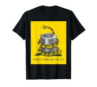 Don't Thread on AC - Air Conditioning Gadsden Flag Parody T-Shirt
