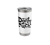 Don't Touch Cute Hedgehog Stainless Steel Insulated Tumbler