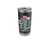 Don't Touch Me, I'm Prickly Funny Cactus Cowboy Stainless Steel Insulated Tumbler