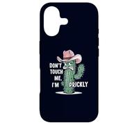 Don't Touch Me, I'm Prickly Funny Prickly Cactus Cowboy Case for iPhone 17