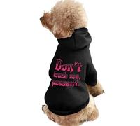 Don't Touch Me Peasant Cute Dog And Cat Clothes Pet Hoodie Sweatshirt Pullover Sweater Coat