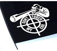 Dont Touch My Car Funny Car Sticker, Vinyl Decal Sticker, Window Bumper Sticker, Funny Caravan Campervan Sticker, 140mm
