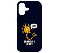 Don't Touch Sensitive Nerve Funny Neuroscience Biology Pun Case for iPhone 17