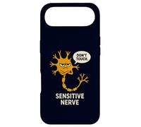 Don't Touch Sensitive Nerve Funny Neuroscience Biology Pun Case for iPhone Air
