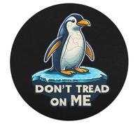 Don't Tread Me Round Wooden Puzzle Letter on Back