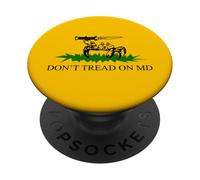 Don't tread on MD crab with knife liberty PopSockets Adhesive PopGrip