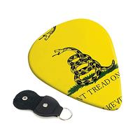 Dont Tread On Me Set Of 6 Guitar Plectrums For Acoustic Guitar, Electric Guitar, Bass, Ukulele - Thin, Medium And Thick.