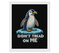 Don't Tread on Me Shining Diamond Art Painting Kits for Adults Personalized Square Full Drill Paintings DIY Crafts Kit Home Decor 16"x20"