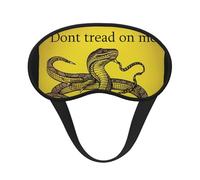 Dont Tread On Me Sleep Mask for Women Girls Men Soft Comfortable Eye Mask with Adjustable Strap Blackout Eye Sleep Shade Cover for Travel Yoga Nap Shift Work