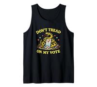 Don't Tread On My Vote Patriotic Snake Voting Rights Tank Top