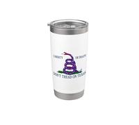 Don't Tread on Texas Rattlesnake Stainless Steel Insulated Tumbler