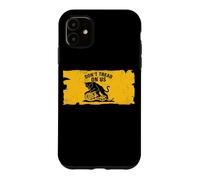 Dont Tread On Us Anarchist Black Cat Gadsden Parody Case for iPhone 11