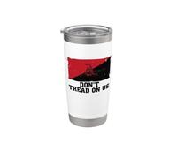 Dont Tread On Us Leftist Anti Authoritarian Gadsden Flag Stainless Steel Insulated Tumbler