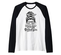 Don't Trip Over What's Behind You Trendy Aesthetic Quotes Raglan Baseball Tee