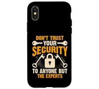 Don't Trust Your Security - Funny Lock Picker Locksmithing Case for iPhone X/XS