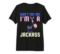 Don't Try Me I Am A Jackass Funny Donkey Halloween Costume Premium T-Shirt
