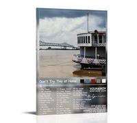 Don't Try This at Home YoungBoy Never Broke Again Waterproof Canvas Poster Anti-fingerprint Wear-resistant Decorative Painting Long-lasting And Durable Suitable for Entrance CorridorFrame-style16x24in