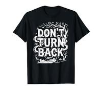 Don't Turn Back Spooky Path Halloween Season Value Graphic T-Shirt