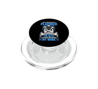 Don't Underestimate A Plumber Some Days Even The Devil Sits PopSockets PopGrip for MagSafe