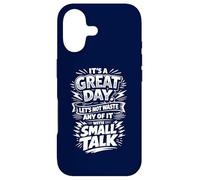 Don't waste a great day with Small Talk Case for iPhone 17
