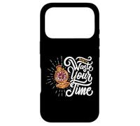 Don't Waste Your Time - Vintage Pocket Watch Art Nouveau Case for iPhone 17 Pro