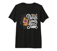 Don't Waste Your Time - Vintage Pocket Watch Art Nouveau Premium T-Shirt