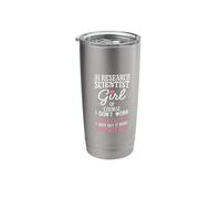 Don't Work As Hard As Men Girl AI Research Scientist Stainless Steel Insulated Tumbler