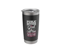 Don't Work As Hard As Men Girl Public Defender Stainless Steel Insulated Tumbler