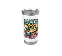 Don't Worry About Anything Pray About Everything Phil 4:6 Stainless Steel Insulated Tumbler