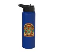 Dont Worry About Tomorrow Matthew 6:34 Christian Dark Humor Stainless Steel Insulated Water Bottle