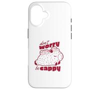 DON'T WORRY BE CAPPY! Capybara Funny Cute Meme Case for iPhone 16