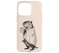 Don't-Worry-Be-Cappy - Fall/Winter Chill Capybara Vibes Case for iPhone 15 Pro Max
