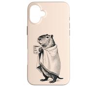 Don't-Worry-Be-Cappy - Fall/Winter Chill Capybara Vibes Case for iPhone 16 Plus