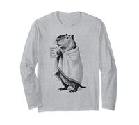 Don't-Worry-Be-Cappy - Fall/Winter Chill Capybara Vibes Long Sleeve T-Shirt