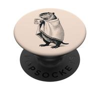 Don't-Worry-Be-Cappy - Fall/Winter Chill Capybara Vibes PopSockets Adhesive PopGrip