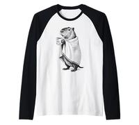 Don't-Worry-Be-Cappy - Fall/Winter Chill Capybara Vibes Raglan Baseball Tee
