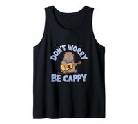 Don't Worry Be Cappy Happy Ocean Mood Design Tank Top
