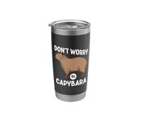 Don't Worry Be Capybara Stainless Steel Insulated Tumbler