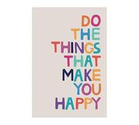 Dont Worry Be Happy Wall Art Photo Picture Print Poster A4