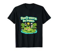 Don't Worry Be Hoppy Frog Cottagecore Kawaii Japanese Milk T-Shirt