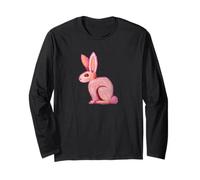 Don't Worry be Hoppy Rabbit Nature Lovers Long Sleeve T-Shirt